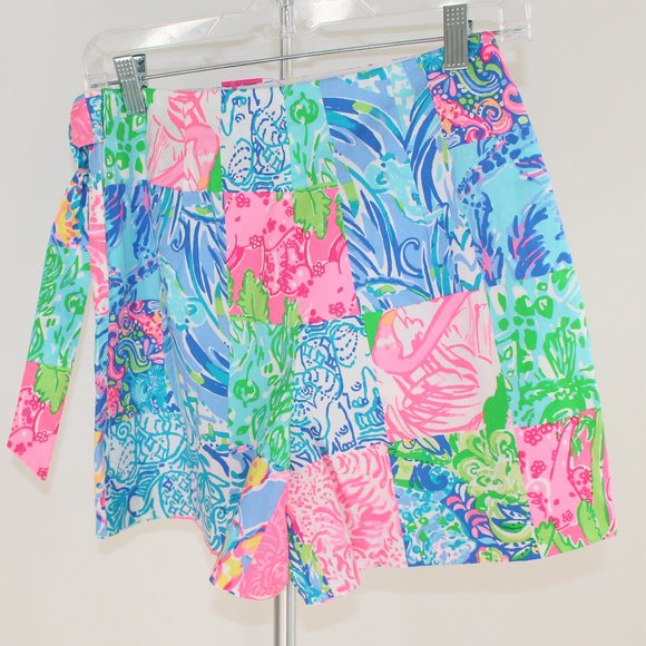 Lilly Pulitzer Simona Pop Up Multi Skort NWT - Picture 4 of 5